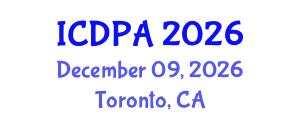 International Conference on Developmental Psychology and Adolescence (ICDPA) December 09, 2026 - Toronto, Canada