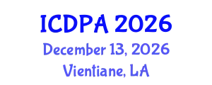 International Conference on Developmental Psychology and Adolescence (ICDPA) December 13, 2026 - Vientiane, Laos