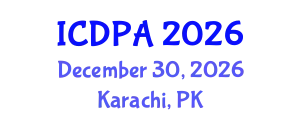 International Conference on Developmental Psychology and Adolescence (ICDPA) December 30, 2026 - Karachi, Pakistan