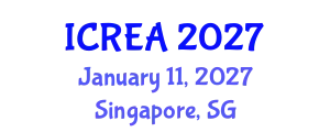 International Conference on Renewable Energy Applications (ICREA) January 11, 2027 - Singapore, Singapore