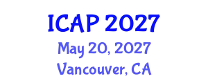 International Conference on Animal Physiology (ICAP) May 20, 2027 - Vancouver, Canada
