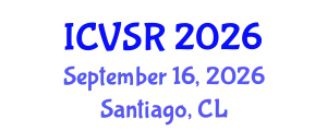International Conference on Veterinary Science and Research (ICVSR) September 16, 2026 - Santiago, Chile