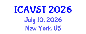 International Conference on Advanced Veterinary Science and Technology (ICAVST) July 10, 2026 - New York, United States
