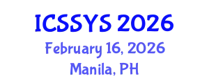 International Conference on Sport Science and Youth Sport (ICSSYS) February 16, 2026 - Manila, Philippines