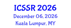 International Conference on Sport Science and Research (ICSSR) December 06, 2026 - Kuala Lumpur, Malaysia
