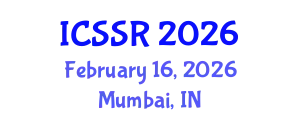 International Conference on Sport Science and Research (ICSSR) February 16, 2026 - Mumbai, India