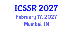 International Conference on Sport Science and Research (ICSSR) February 17, 2027 - Mumbai, India