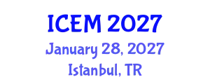 International Conference on Energetic Materials (ICEM) January 28, 2027 - Istanbul, Turkey