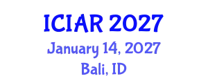 International Conference on Image Analysis and Recognition (ICIAR) January 14, 2027 - Bali, Indonesia