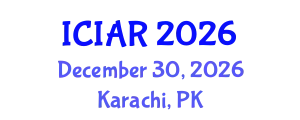 International Conference on Image Analysis and Recognition (ICIAR) December 30, 2026 - Karachi, Pakistan