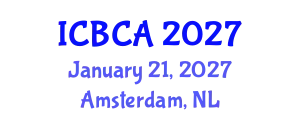 International Conference on Bioinorganic Chemistry and Applications (ICBCA) January 21, 2027 - Amsterdam, Netherlands