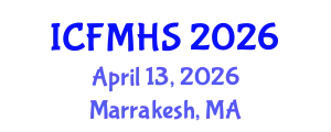 International Conference on Fluid Mechanics and Hydraulic Systems (ICFMHS) April 13, 2026 - Marrakesh, Morocco