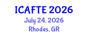 International Conference on Applications of Fluids and Thermodynamics Engineering (ICAFTE) July 24, 2026 - Rhodes, Greece
