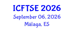 International Conference on Flow Technology, Science and Engineering (ICFTSE) September 06, 2026 - Málaga, Spain