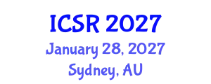 International Conference on Sociology of Religion (ICSR) January 28, 2027 - Sydney, Australia