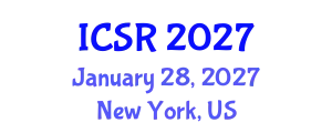 International Conference on Sociology of Religion (ICSR) January 28, 2027 - New York, United States