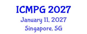 International Conference on Mineral Processing and Geochemistry (ICMPG) January 11, 2027 - Singapore, Singapore