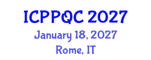 International Conference on Particle Physics and Quantum Cosmology (ICPPQC) January 18, 2027 - Rome, Italy