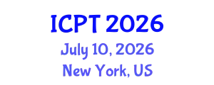 International Conference on Pharmacology and Therapeutics (ICPT) July 10, 2026 - New York, United States