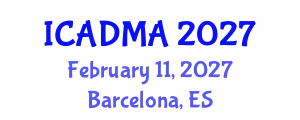 International Conference on Architectural Design and Modern Architecture (ICADMA) February 11, 2027 - Barcelona, Spain