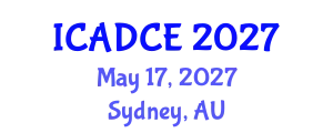 International Conference on Architectural Design and Construction Engineering (ICADCE) May 17, 2027 - Sydney, Australia