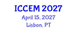 International Conference on Civil Engineering and Mechanics (ICCEM) April 15, 2027 - Lisbon, Portugal