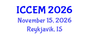 International Conference on Civil Engineering and Mechanics (ICCEM) November 15, 2026 - Reykjavik, Iceland