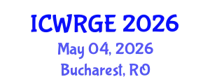 International Conference on Water Resources and Geotechnical Engineering (ICWRGE) May 04, 2026 - Bucharest, Romania