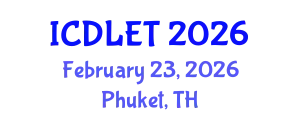 International Conference on Digital Libraries and Educational Technology (ICDLET) February 23, 2026 - Phuket, Thailand