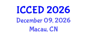 International Conference on Childhood Education and Development (ICCED) December 09, 2026 - Macau, China