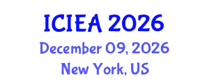 International Conference on Industrial Engineering and Automation (ICIEA) December 09, 2026 - New York, United States