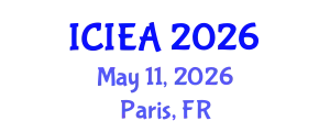 International Conference on Industrial Engineering and Automation (ICIEA) May 11, 2026 - Paris, France