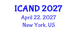 International Conference on Animal Diseases and Nutrition (ICAND) April 22, 2027 - New York, United States