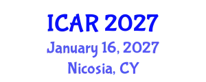 International Conference on Anthropology of Religion (ICAR) January 16, 2027 - Nicosia, Cyprus