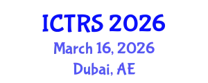 International Conference on Theology and Religious Studies (ICTRS) March 16, 2026 - Dubai, United Arab Emirates
