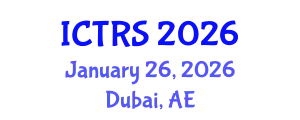 International Conference on Theology and Religious Studies (ICTRS) January 26, 2026 - Dubai, United Arab Emirates