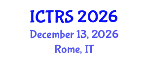 International Conference on Theology and Religious Studies (ICTRS) December 13, 2026 - Rome, Italy