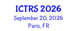 International Conference on Theology and Religious Studies (ICTRS) September 20, 2026 - Paris, France