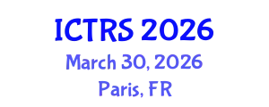 International Conference on Theology and Religious Studies (ICTRS) March 30, 2026 - Paris, France