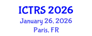 International Conference on Theology and Religious Studies (ICTRS) January 26, 2026 - Paris, France