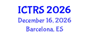 International Conference on Theology and Religious Studies (ICTRS) December 16, 2026 - Barcelona, Spain