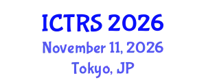 International Conference on Theology and Religious Studies (ICTRS) November 11, 2026 - Tokyo, Japan