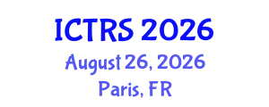 International Conference on Theology and Religious Studies (ICTRS) August 26, 2026 - Paris, France
