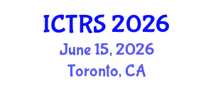 International Conference on Theology and Religious Studies (ICTRS) June 15, 2026 - Toronto, Canada