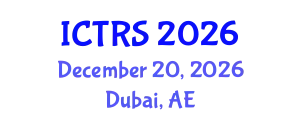 International Conference on Theology and Religious Studies (ICTRS) December 20, 2026 - Dubai, United Arab Emirates