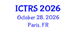 International Conference on Theology and Religious Studies (ICTRS) October 28, 2026 - Paris, France