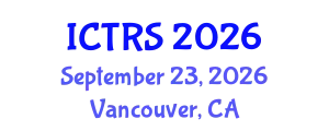 International Conference on Theology and Religious Studies (ICTRS) September 23, 2026 - Vancouver, Canada