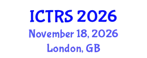 International Conference on Theology and Religious Studies (ICTRS) November 18, 2026 - London, United Kingdom
