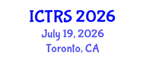 International Conference on Theology and Religious Studies (ICTRS) July 19, 2026 - Toronto, Canada