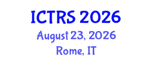 International Conference on Theology and Religious Studies (ICTRS) August 23, 2026 - Rome, Italy
